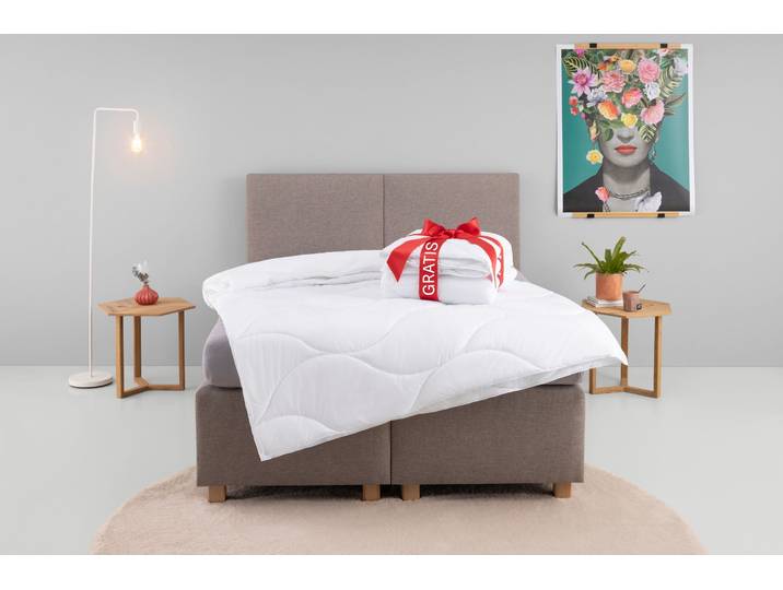 Microfaserbettdecke OTTO HOME Caelan, kaufe eine Decke - erhalte die Leichtbettdecke gratis dazu , weiß, B:155cm L:220cm, Bezug: 100% Polyester. Füllung: 100% Polyester, Bettdecken, Microfaserbettdecke, Bettdecke 135x200 cm und 155x220 cm, Sommer, Winter