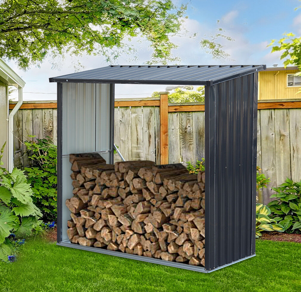 Tepro Garten Tepro Kaminholzregal Wood Store 164 x 157 x 71 cm