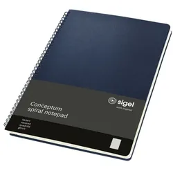 Sigel Spiral-Notizbuch »Conceptum« kariert ca. A4 Hardcover blau