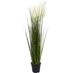 NATURN LIVING Kunstrasen Pampasgras - ø 13 x 90 cm - Cortaderia Selloana - Kunstpflanze - Wartungsfreies Pampasgras - Grün