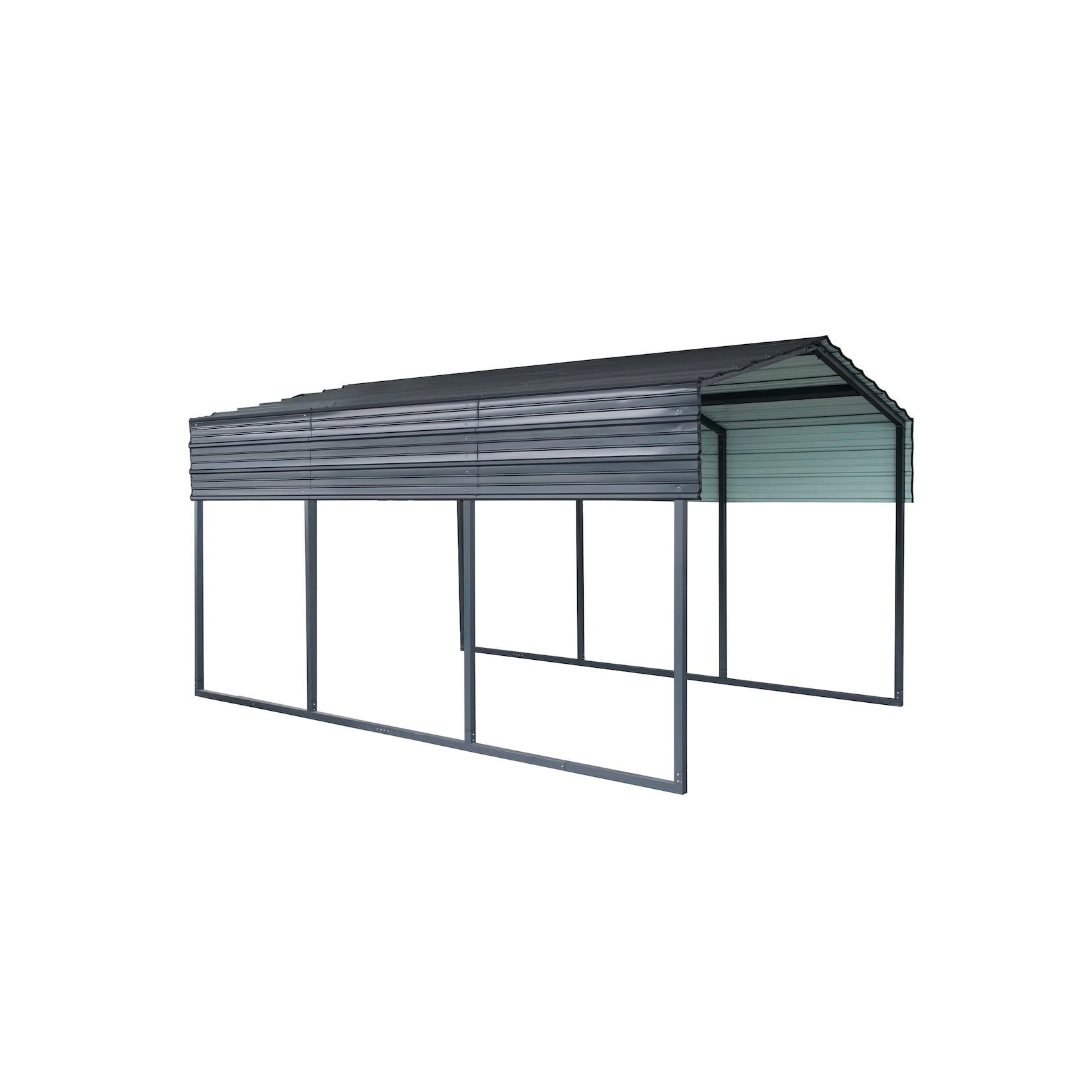Westmann Carport Kopenhagen S Grau 451x305x253cm