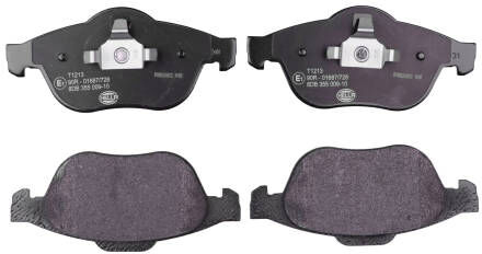 HELLA 8DB 355 009-101 Jarrupalat, levyjarru