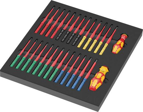 Wera 9751 VDE Schraubendreher-Set 28teilig PH, PZ, TORX, Sechskant, Schlitz