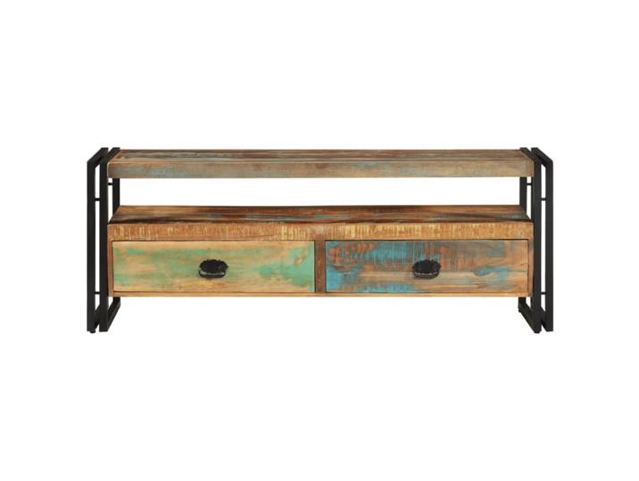 Meuble tv bois multicolore 120x35x45 cm