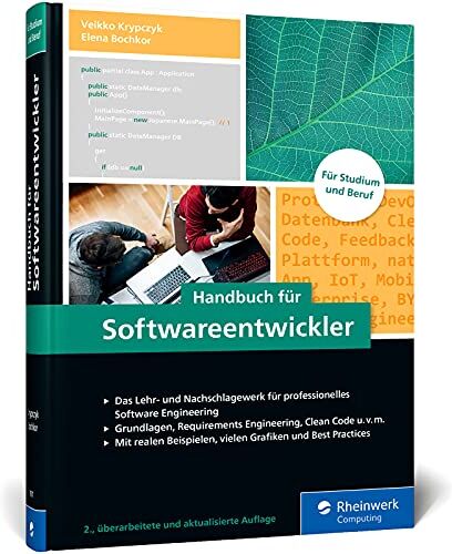 Veikko Krypczyk - Handbuch für Softwareentwickler: Das Standardwerk für professionelles Software Engineering - Preis vom 02.10.2026 23:42:20 h