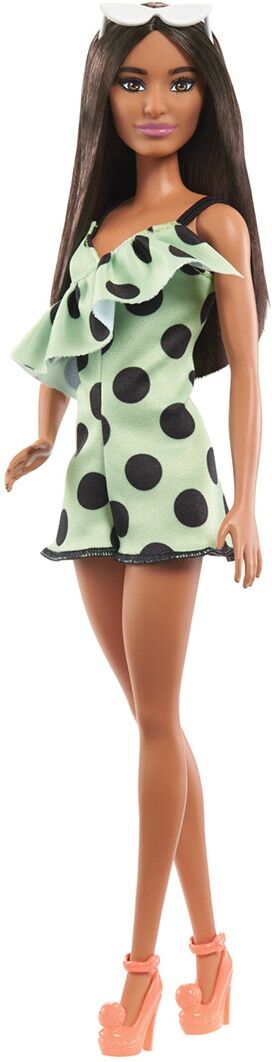 Barbie Muñeca con mono verde lima Fashionista modelos surtidos .