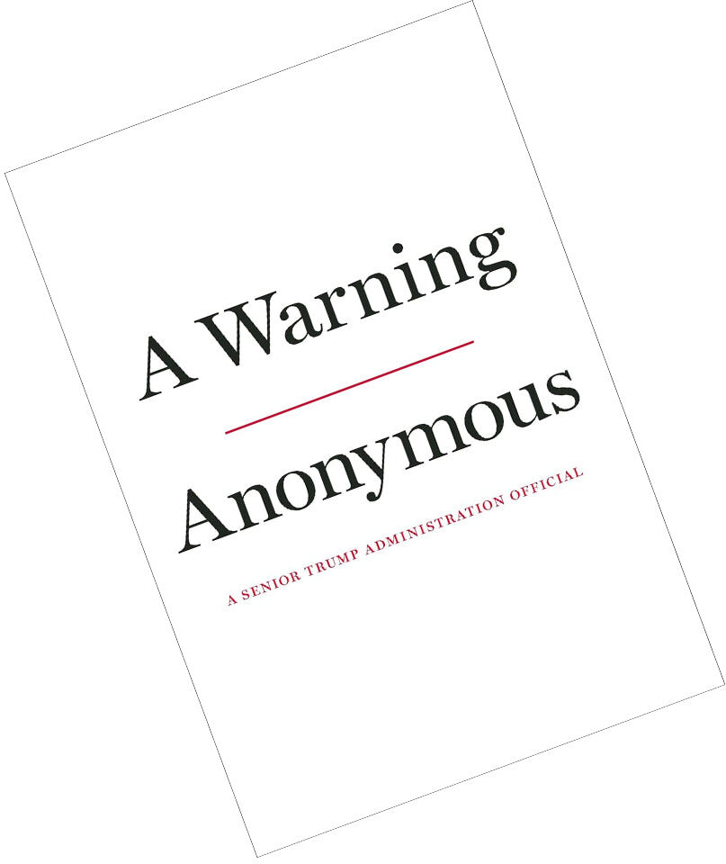Little, Brown Book Group A Warning by Anonymous - Political Biography - Trump White House Exposé - Hardback - #1 Bestseller