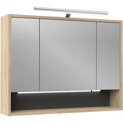 Tchibo - Spiegelschrank »Sonderby« - 80x16x64,8cm - anthrazit -
