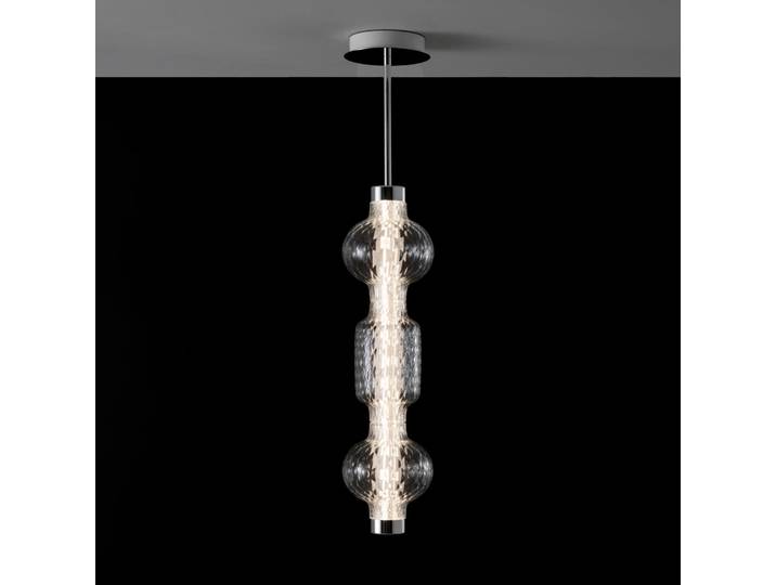 Alambicco Vertical LED-Hängelampe, 73 cm, 3.000 K - Artemide - Wohnzimmer - Design - Glas - Einflammig