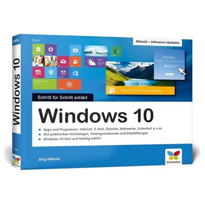 Windows 10, Paperback von Jörg Hähnle, Vierfarben