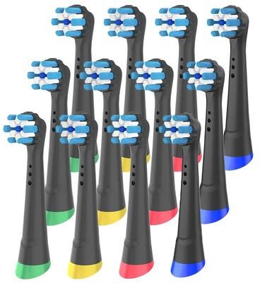 Uplift Essentials Replacement Toothbrush Heads Compatible With IO Electric Toothbrush white 8 Pcs