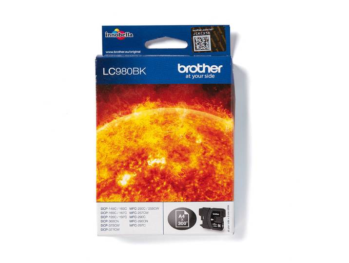 Brother LC980BK inktcartridge 1 stuk origineel zwart