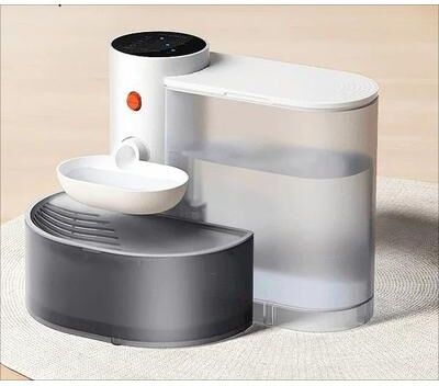 Uplifted Finds Automatic Smart Rechargeable Pet Water Fountain Dispenser ashen