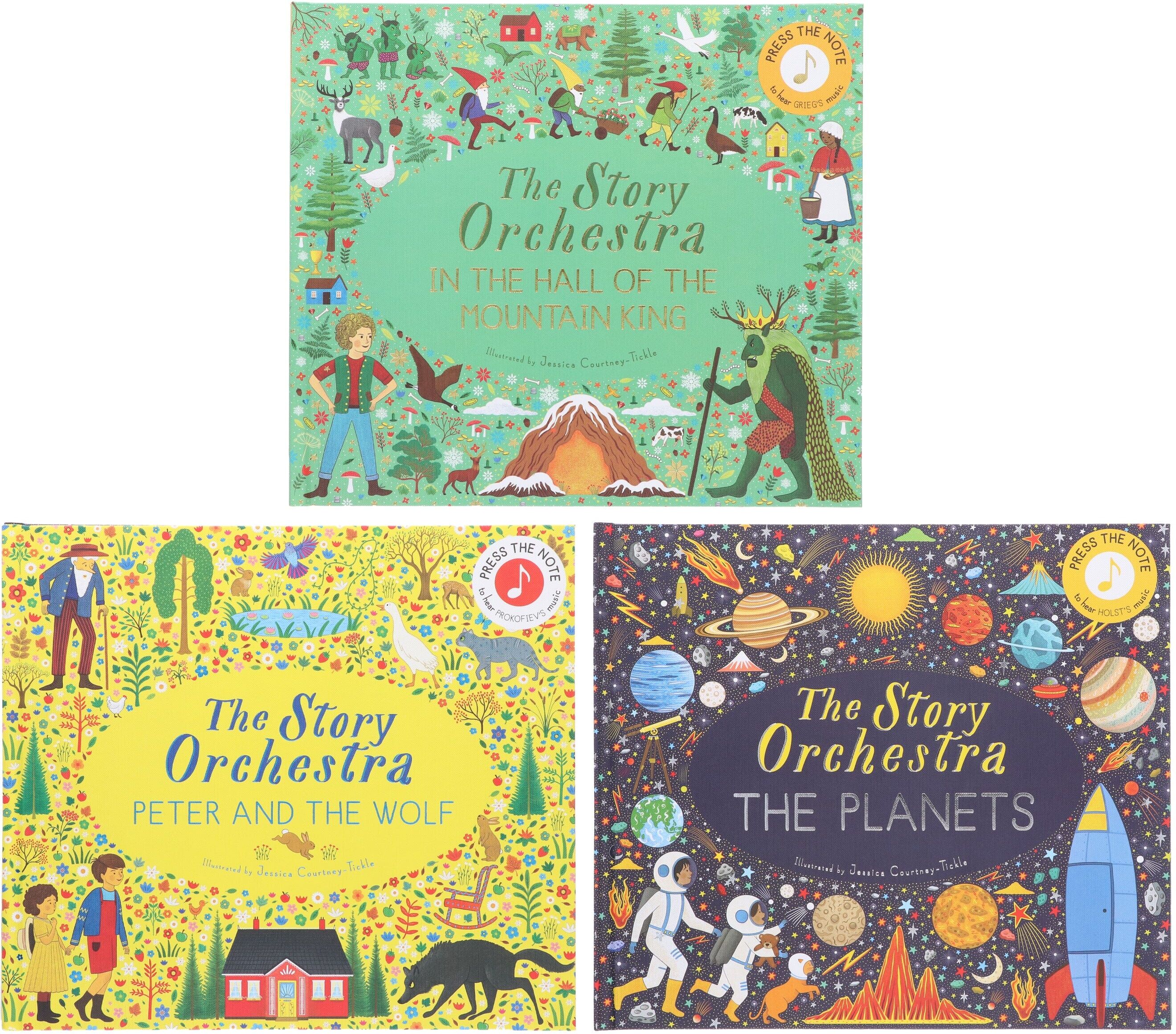 The Story Orchestra Series (Set 3) By Jessica Courtney-Tickle 3 Books Collection Set - Age 3+ - Hardback Quarto Publishing Ltd