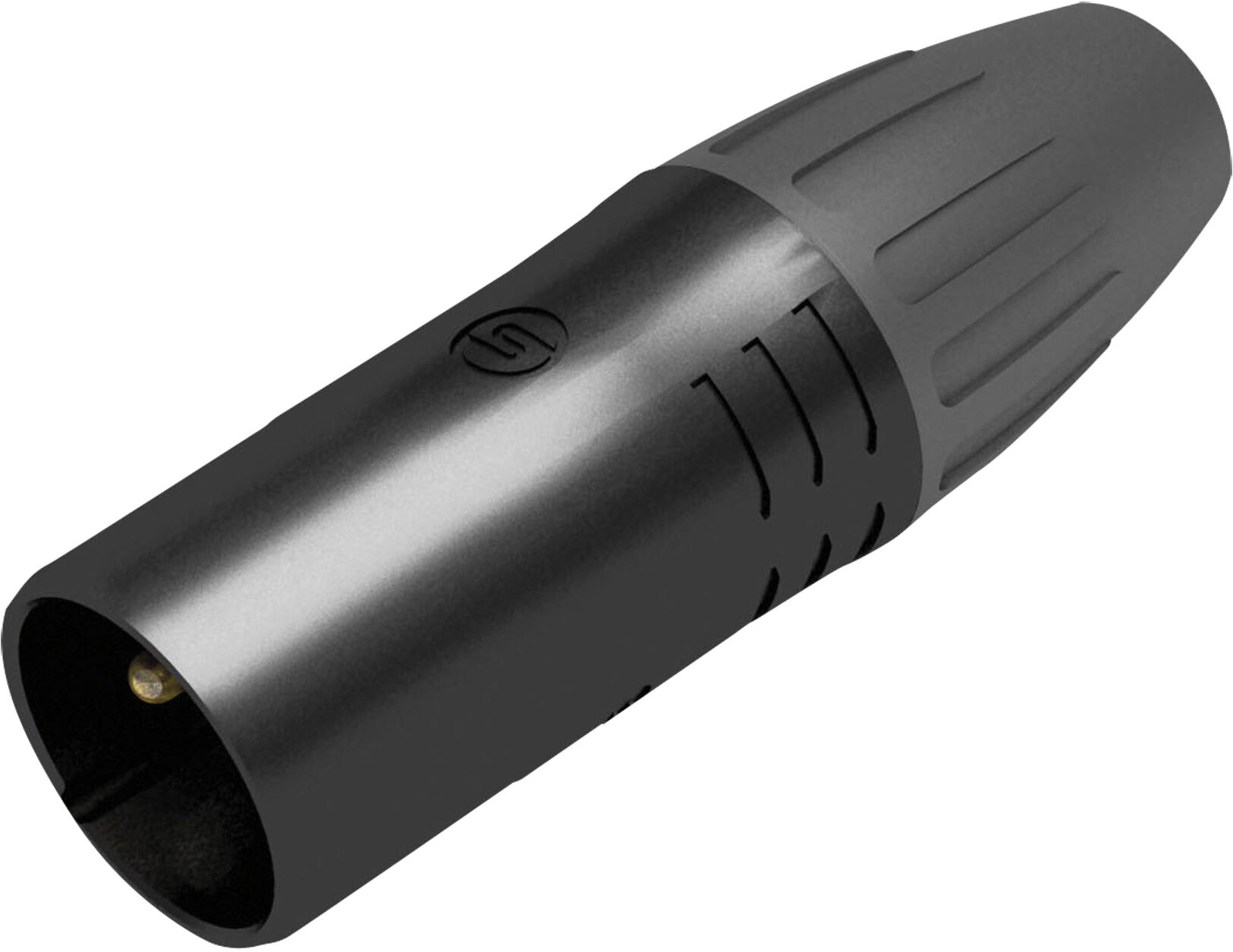 Seetronic Xlr 3p Stecker - Männlich - Ip65 Goldkontakte - Schwarzes Gehäuse