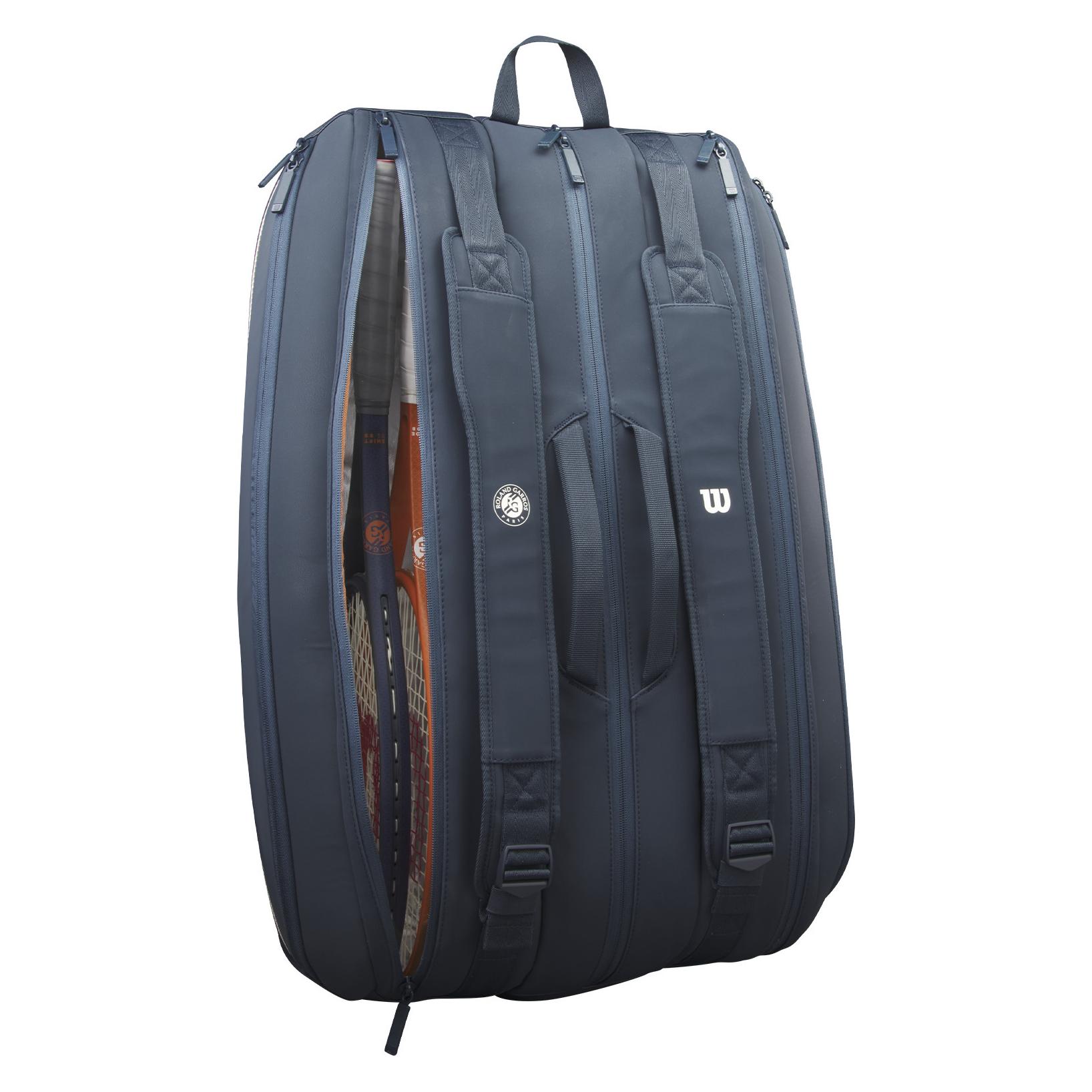 Wilson Super Tour Roland Garros Session Soiree 15er Schlägertasche (15R) (WR8043001)