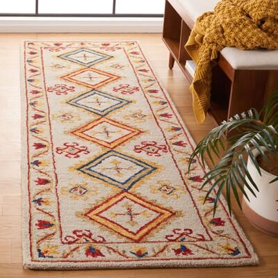 SAFAVIEH Handmade Aspen Ila Boho Tribal Wool Rug
