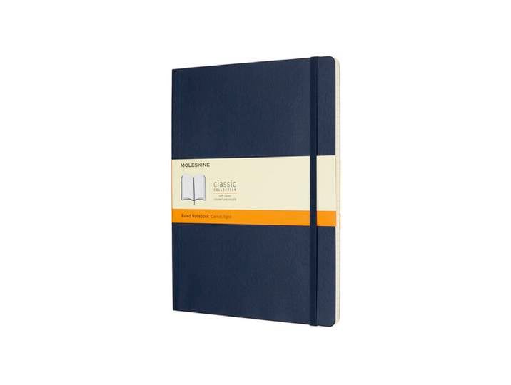 MOLESKINE Carnet Classique - Très Grand Format Bleu Saphir Ligné