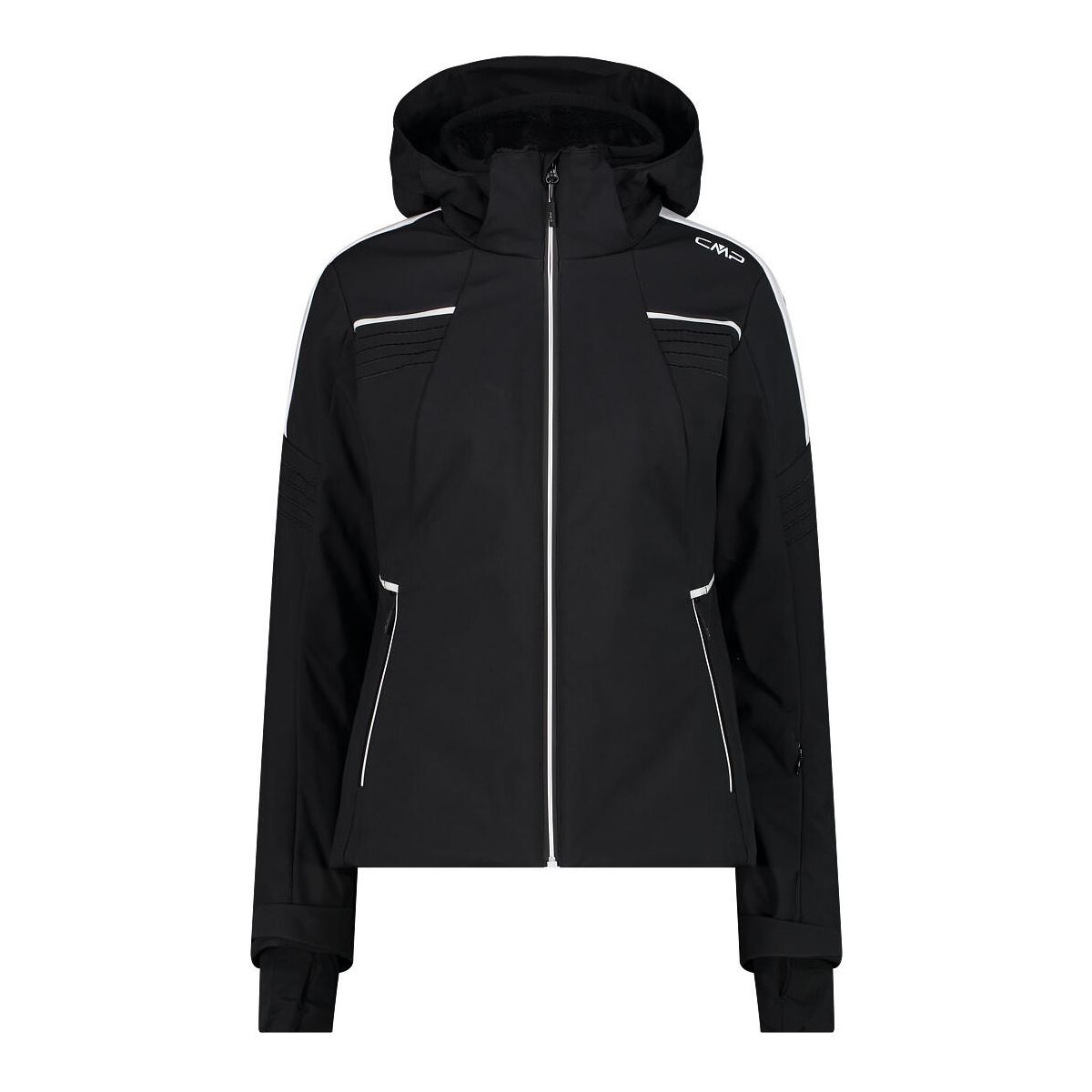 CMP Woman Jacket Zip Hood nero (U901) 34 33W0636-U901-34