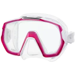 Tusa Tauchmaske M1003 Freedom Elite - Klar - Bougainville Pink