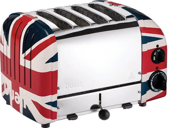 Dualit Classic AWS 80th Anniversary Union Jack 4 Slot Toaster