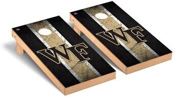 Skip's Garage Wake Forest Demon Deacons Vintage Cornhole Board Set