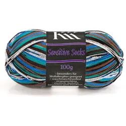 KKK Sockenwolle Sensitive Socks Color "Stripes" – für Wollallergiker
