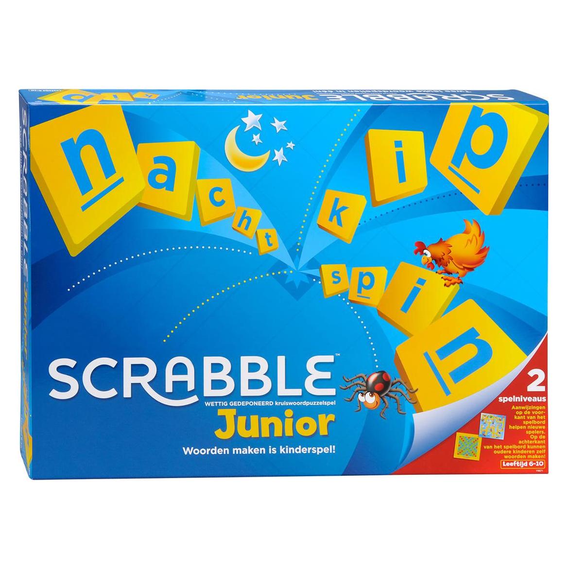 Mattel Games Scrabble Junior (Niederländisch, 2 - 4 Spieler) (Y9671)