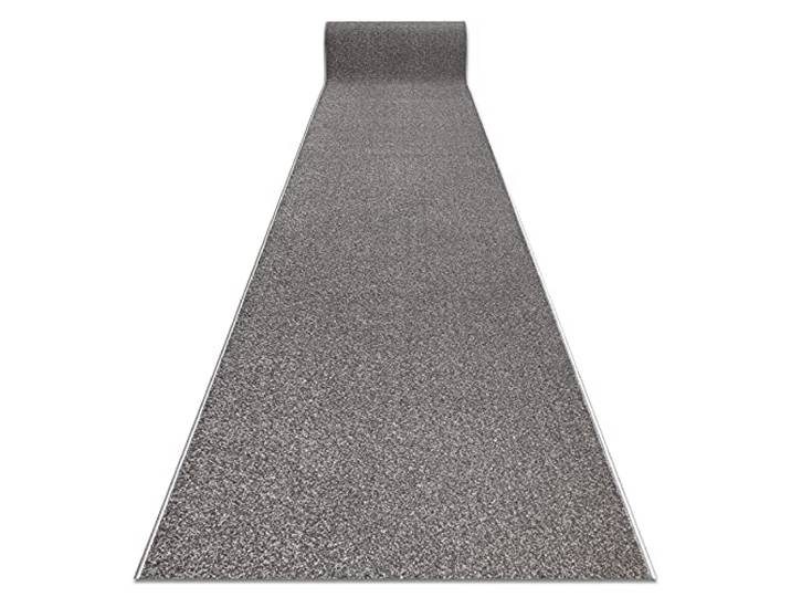 rugsx Läufer KARMEL glatt - Einfarbiger Teppichläufer für Küche, Wohnzimmer & Flur - Grau - 60x120 cm