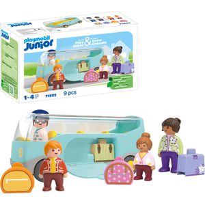 playmobil Spielset JUNIOR 71682, ab 1 Jahr, Reisebus, 9 Teile