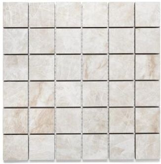 The Tile Life Galleria Taj Mahal White Porcelain Floor and Wall Tile