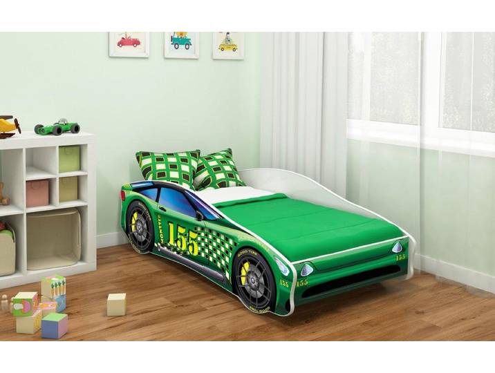 Kinderbett Car mit verschiedenen Motiven - 140x70 - Superteam - Luxusbetten24