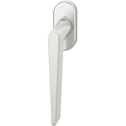 FSB, Fenstergriff, Fenstergriff 34 1005 ovale Rosette, Aluminium silber eloxiert