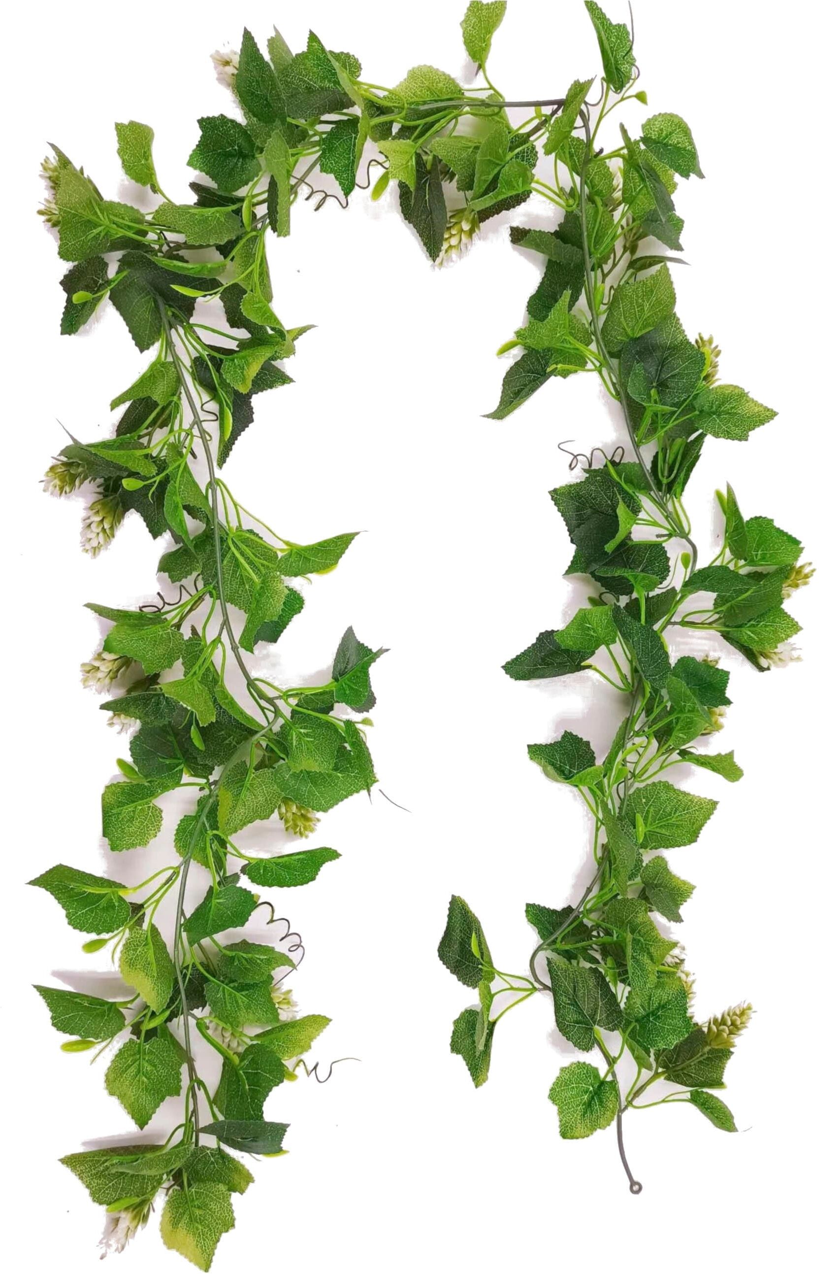 Kunstgirlande CREATIV GREEN "Hopfengirlande", grün, H:180cm, Kunstpflanzen, Kunstgirlande, mit Blüten