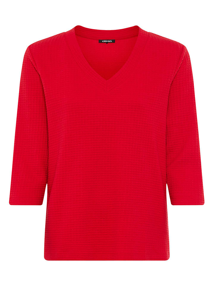 Olsen Longsleeve in Rot - 38
