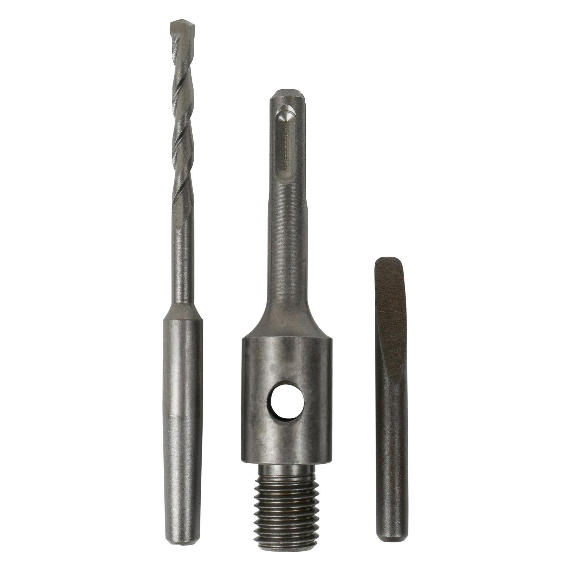 Stier Aufnahmeschaft SDS - Plus M16 inklusive Zentrierbohrer und Austreibkeil (3er Set) (98325059)