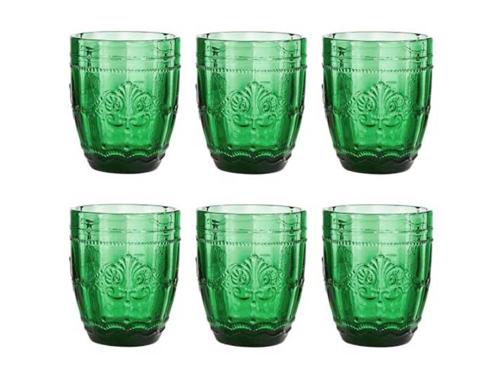 BUTLERS VICTORIAN Trinkgläser, 6er-Set mit Prägung, 250 ml