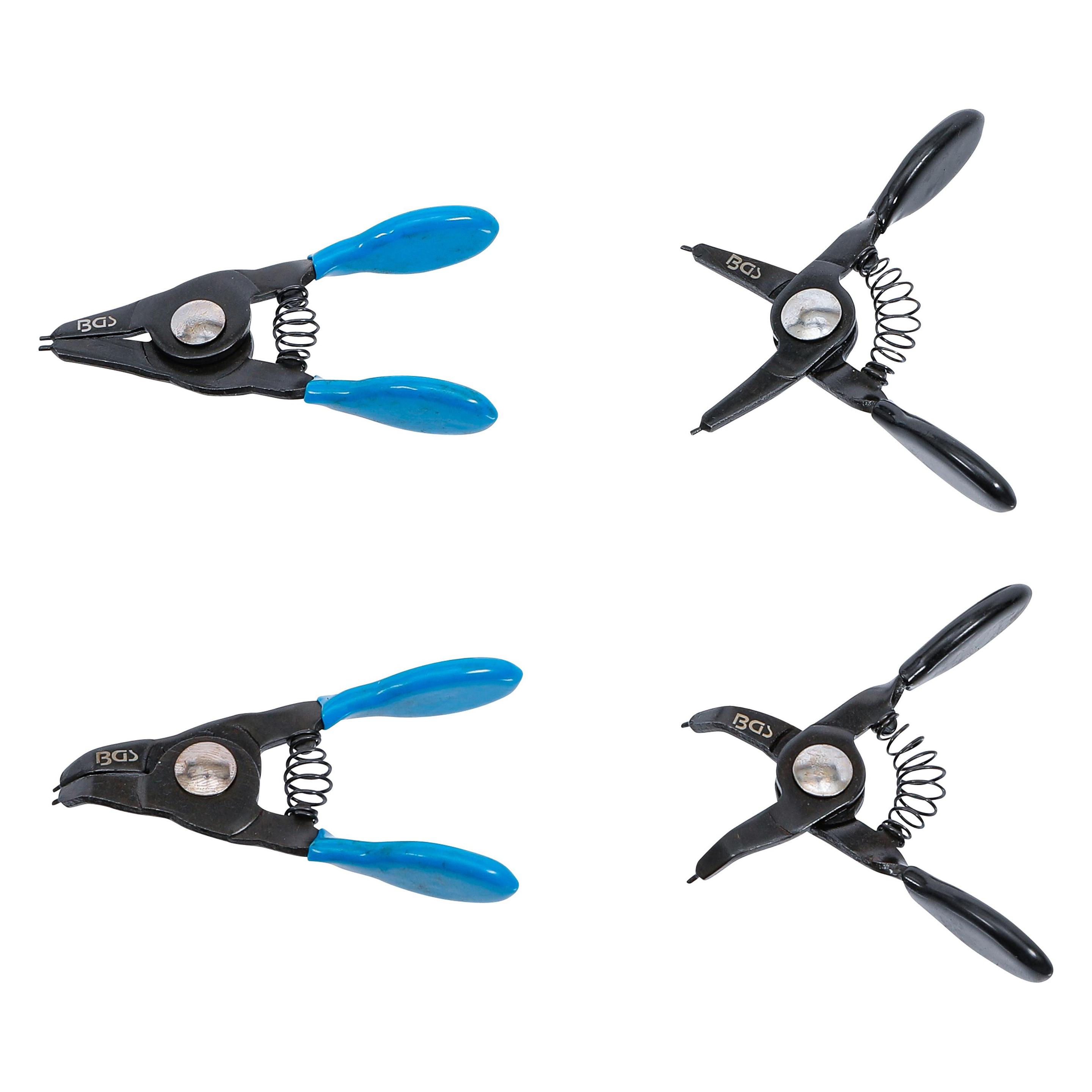 BGS Sprengringzangen-Satz für kleine Sprengringe 80 mm 4-tlg. (80 mm) (22164900)