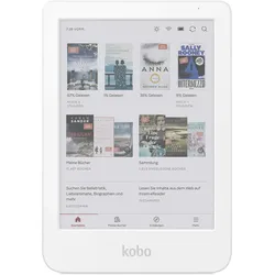 Kobo Clara Colour (6", 16 GB), eReader, Weiss