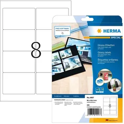Herma, Etiketten, Hochglanz Etiketten A4