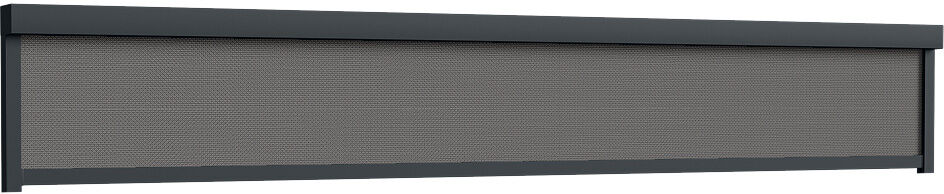fenetre24.com Store enrouleur extérieur 4m, Basic, Gris foncé, 4000 x 600 mm, coffre carré 90° anthracite, configurez selon vos besoins