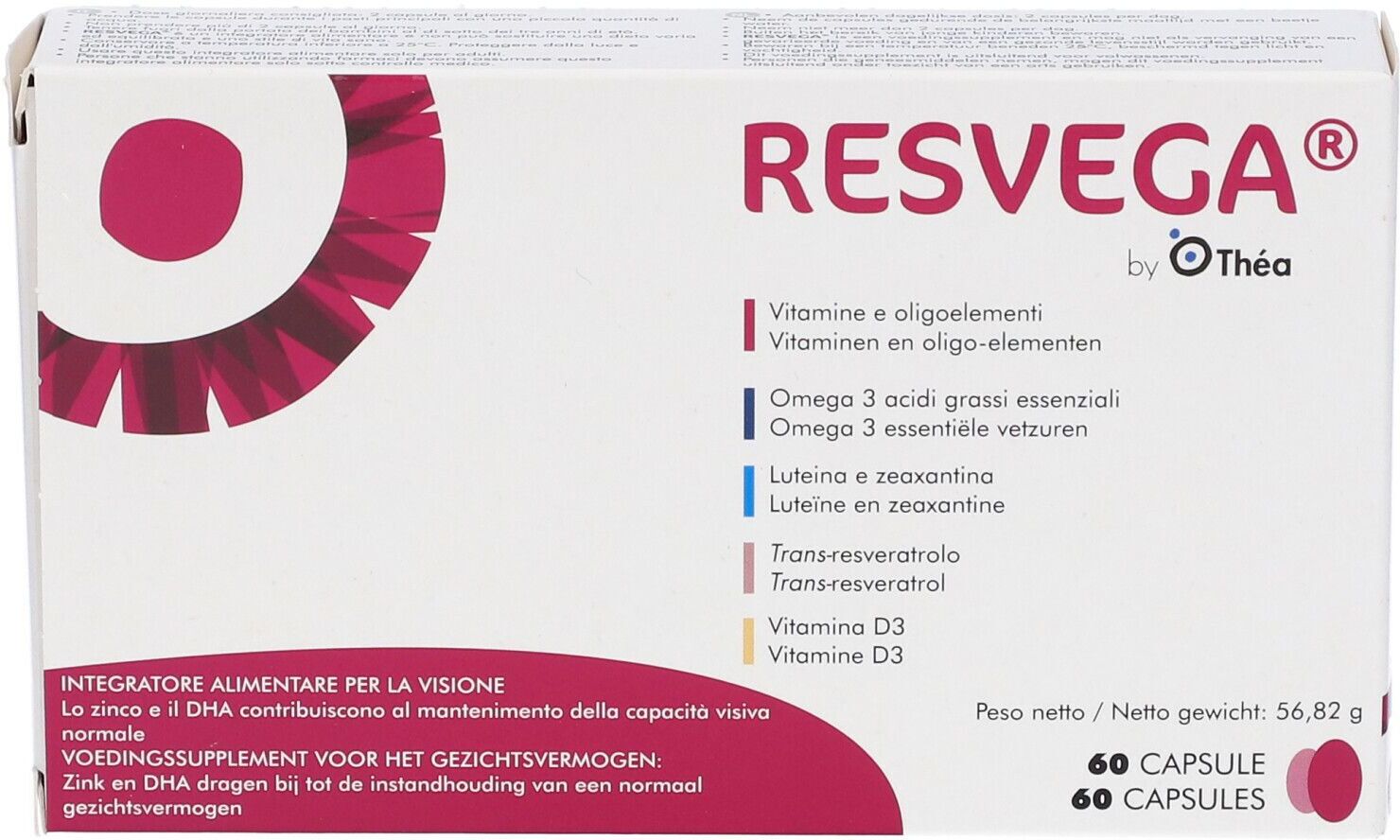 LABORATOIRES THEA Resvega, 60 Capsule