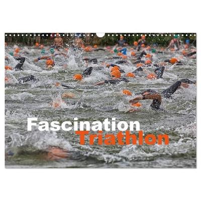 Fascination Triathlon (Wandkalender 2027 DIN A3 quer), CALVENDO Monatskalender