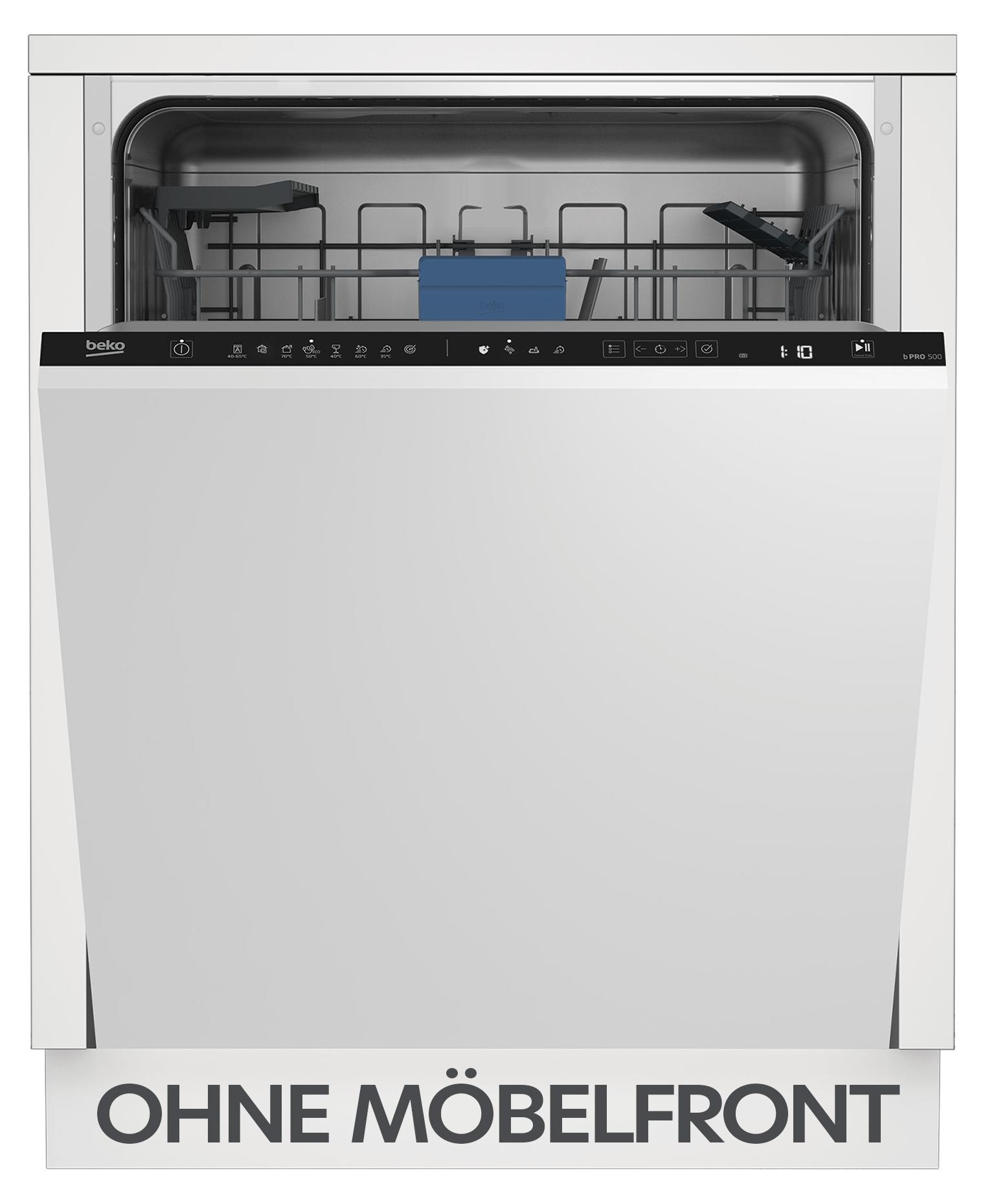 Beko BDIN38460 Geschirrspüler 14Maßgedecke 8Programme Watersafe+ SteamGloss