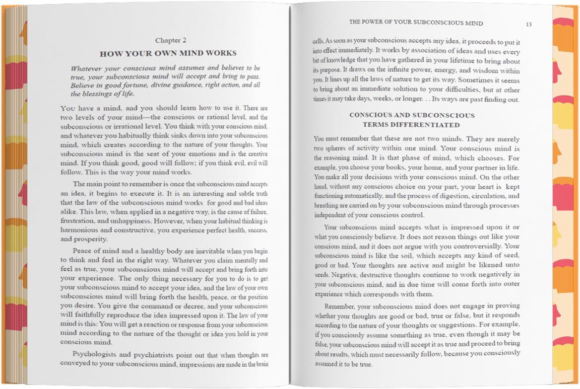 Wilco International LLP The Power of Your Subconscious Mind by Joseph Murphy - Wilco Classics Sprayed Edge Premium Hardback - Self-Help Classic - New