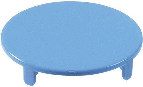 Schlegel T22RRGBL T22RRGBL Tastkappe rund, flach Blau 10St.