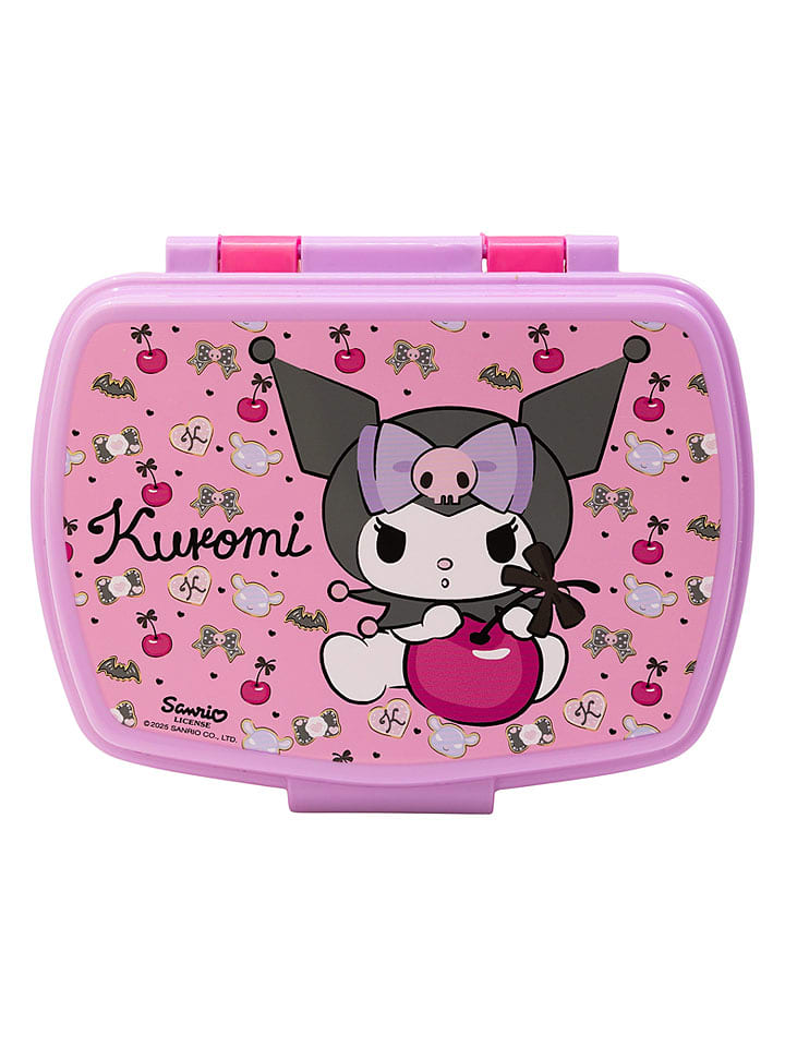 Stor Lunchbox "Kuromi" in Lila/ Pink - onesize
