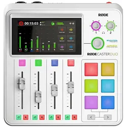 Rode RODECaster Duo white Podcast-Studio