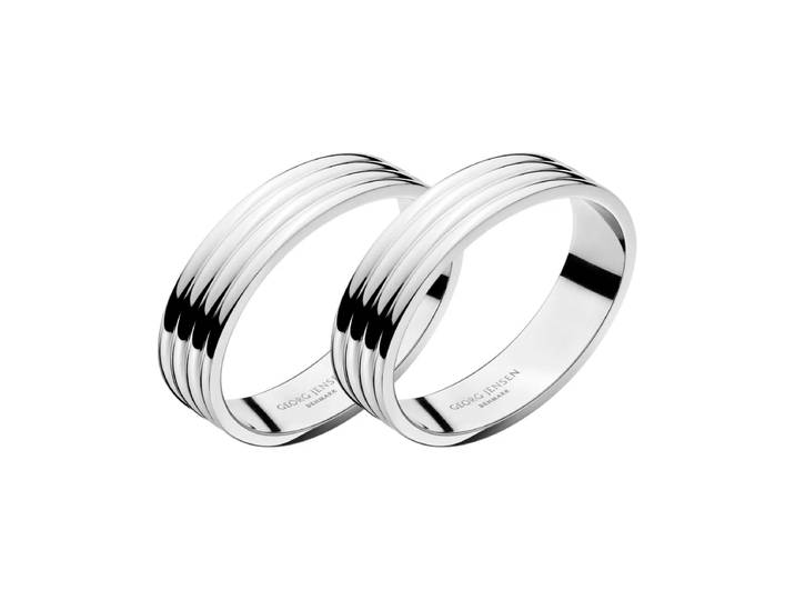 Georg Jensen Rond de serviette Bernadotte Lot de 2
