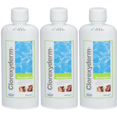 Clorexyderm Shampoo f.Hunde/Katzen x3 3x250 ml